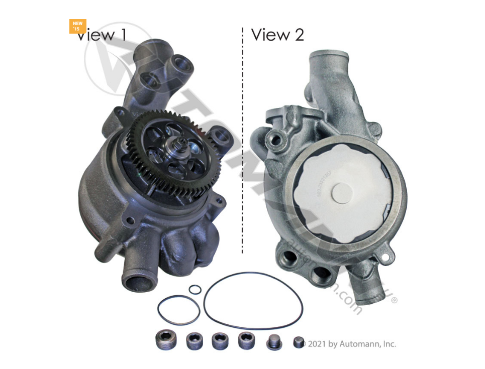 800.23531257 - Water Pump Detroit Diesel Series 60. Ref. # 23535017, 23531257, 23532542, 46003HD