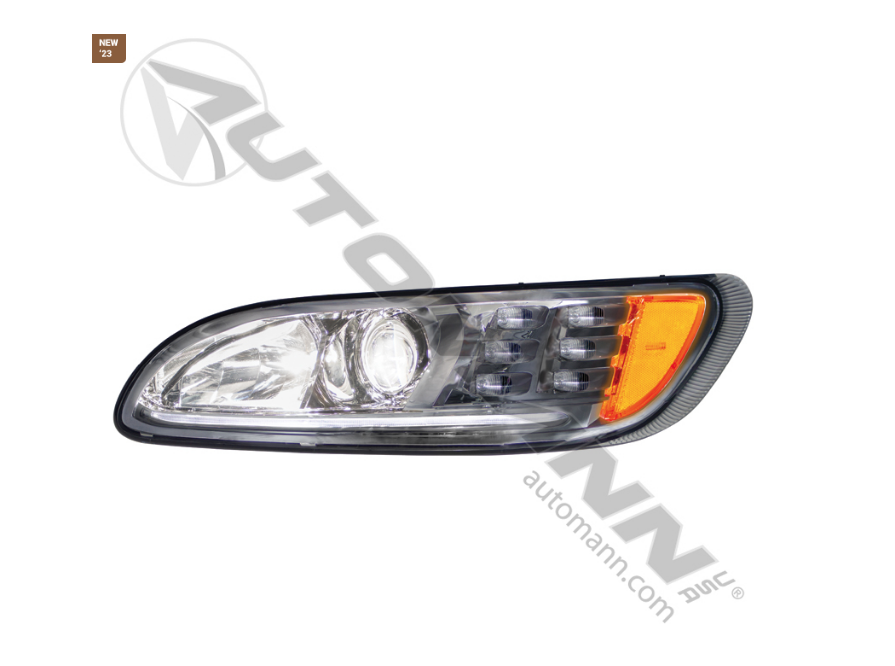 564.75098DC - Headlamp LED LH Peterbilt 386/387