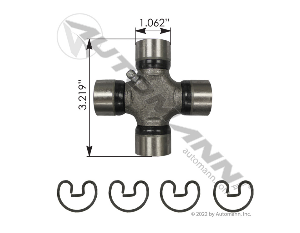 752.5153X - U Joint - 1310 Series - OSR Type. Ref. # 5-153X, 1-0153, CP153X