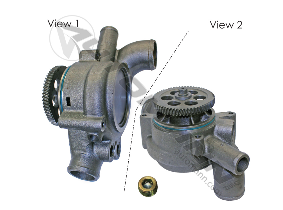 800.23522707 - Water Pump Detroit Diesel Series 50 & 60 11.1L and 12.7L. Ref. # 23526039, 46002HD, 23522721, 23522707