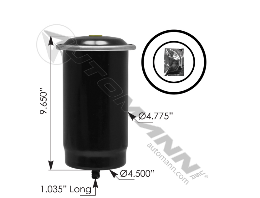 170.107796 - AD9 Type Cartridge Kit (Ref. # 107796)