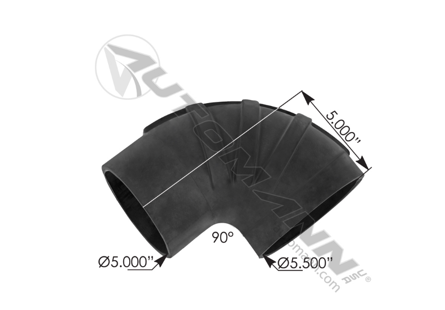561.47756L - Reducer Elbow Rubber 5.5-5in ID (Ref. # 290119C1, K123301, 0510577, 45MD24P2)