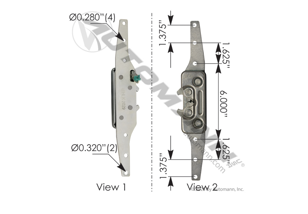 HLK2029 - Cabin Latch Assembly LH Freightliner (Ref. # A1817847000, A1827783000)