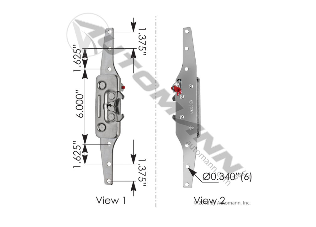 HLK2030 - Cabin Latch Assembly RH Freightliner (Ref. # A1817847001, A1827783001)