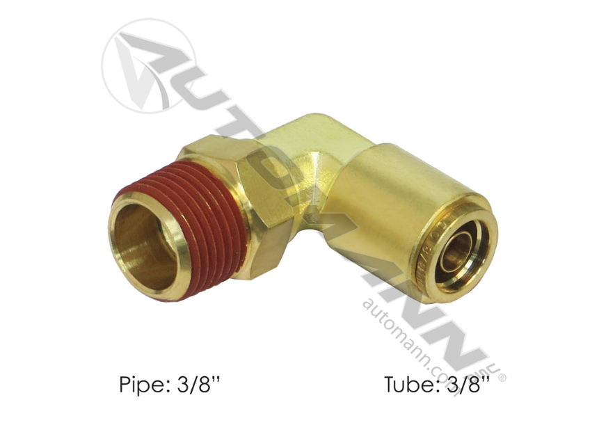 177.13B696C - Brass PLC Male SWL Elbow 3/8 X 3/8in(Ref. # 1869X6X6S, 169PMT66, PL13696C, 017955)