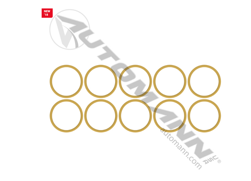 830.52202Y-10 - AC O-Ring Suction IHC Yellow 10pk Ref. # 0137, 16-4249, 3543728C1, 75R5535