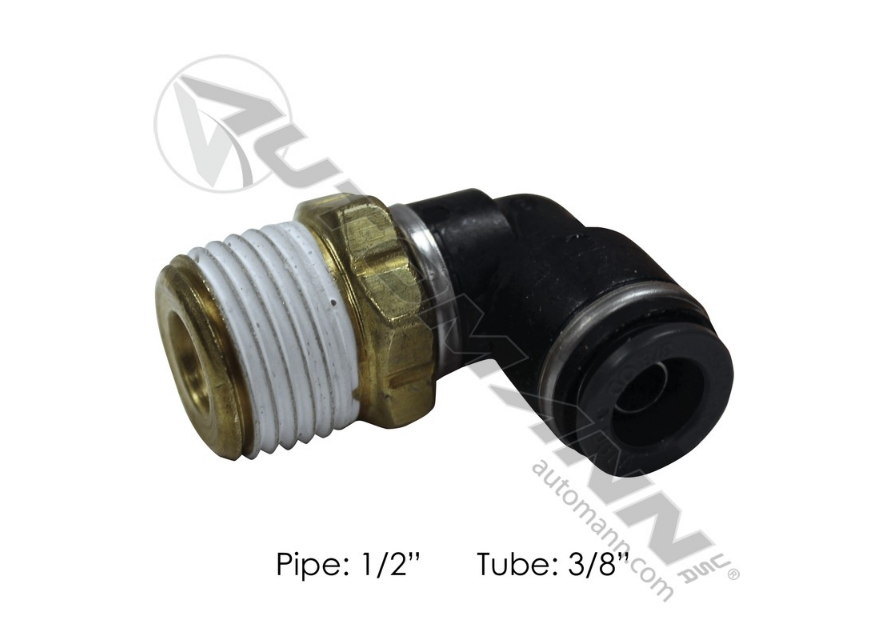 177.11696D, PLC Swivel Male Elbow 3/8 X 1/2in, Alternative to (369PTC68, QL13696D, 016268, S769PMT68)