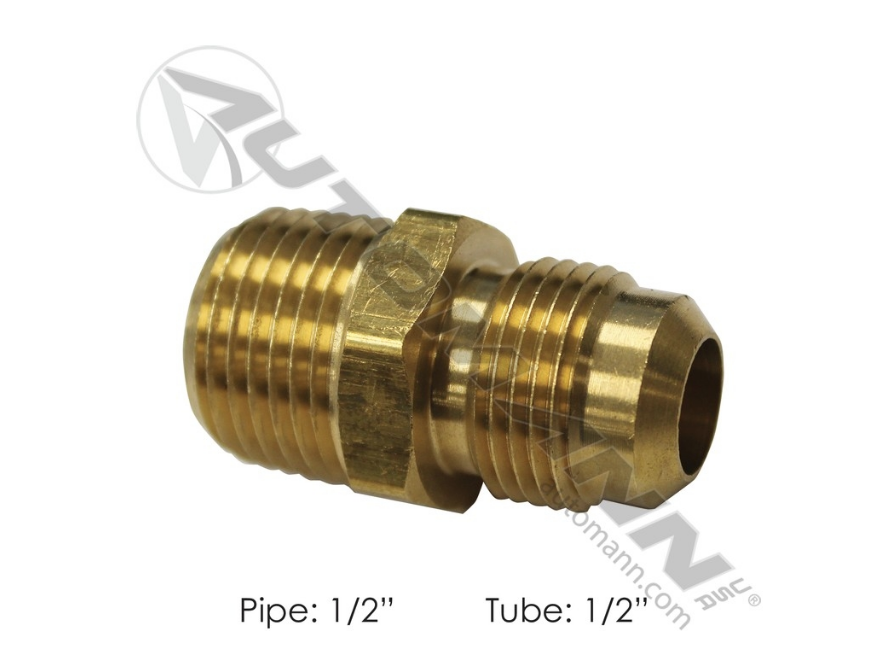 177.8488D - Male Connector 1/2in SAE X 1/2in Pipe, Ref. # 48X8X8, 48F88, 488D, 014888, S4888
