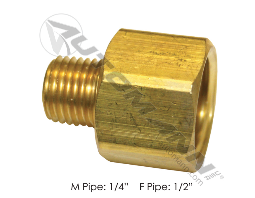 , 177.9120DB - Adapter 1/4NPT Male x 1/2NPT FemaleRef. # 222P84, 120DB, S12084