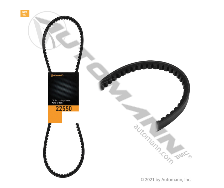 PDF  Hide 815.22550 - Continental V-Belt OE Technology, Ref. # 22550, TR22545, 1647415C91, 283780C2