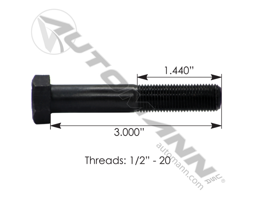 F120300GR5 - Cap Screw 1/2in-20 X 3in GR5, Ref. # 2309441300