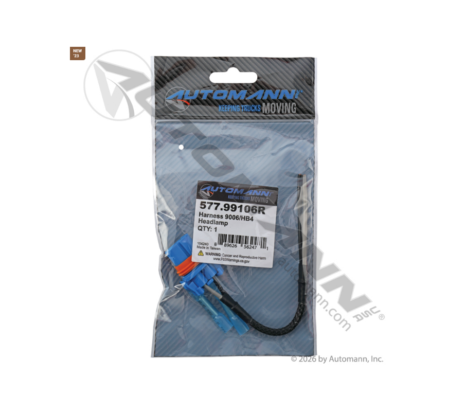577.99106R - Harness 9006/HB4 Headlamp, Ref. # 841038