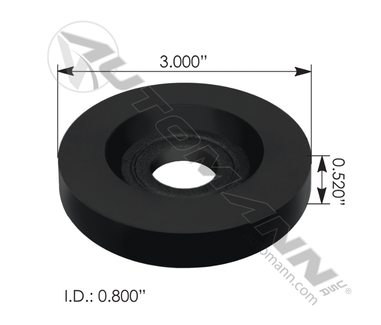 M203041 - Motor Mount Bushing Kenworth, Ref. # D29691285, K0662423, K066404