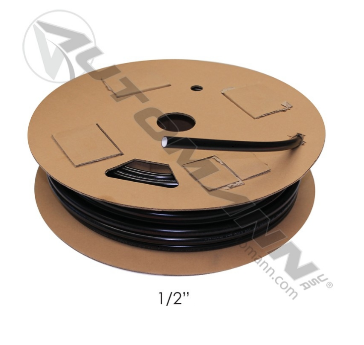 177.5013 - Nylon Tubing 1/2in OD, Black, Ref. # 1928011, 451032, 811012100B, 020055