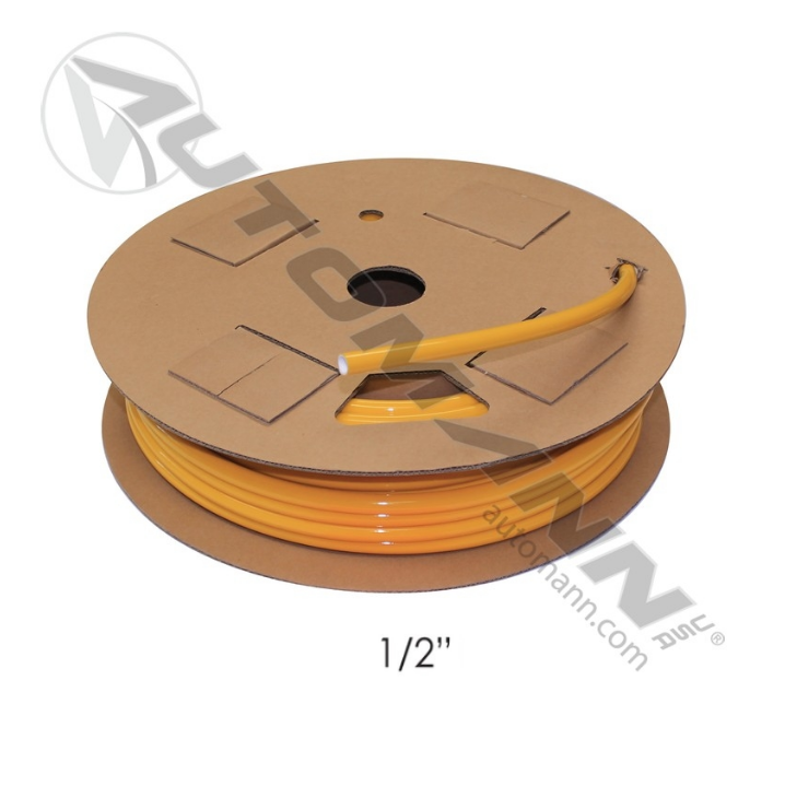 177.5013Y - Nylon Tubing 1/2in OD, Yellow, Ref. # 1928071, 451032Y, 811012100Y, 020168