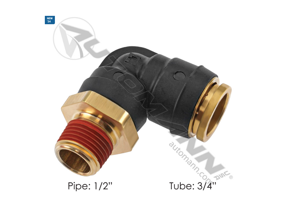 177.12C6912D - PLC Swivel Male Elbow 3/4 X 1/2in, Ref. # VS369PTCR128, QL136912D, S769PMT128