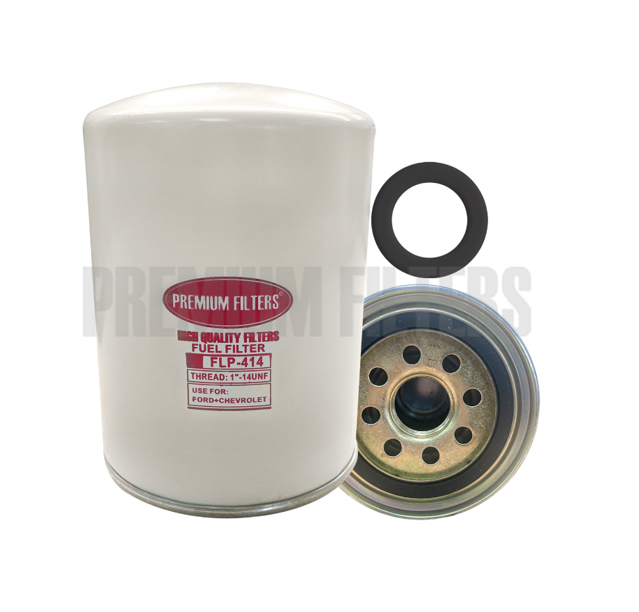 FLP-414 Fuel Filter, Spin-On, BF957,  33109, HCX105, GS015, WK932/2 , P550105, FF105, KC28, P3528A, 3109, LFF5, FLP414