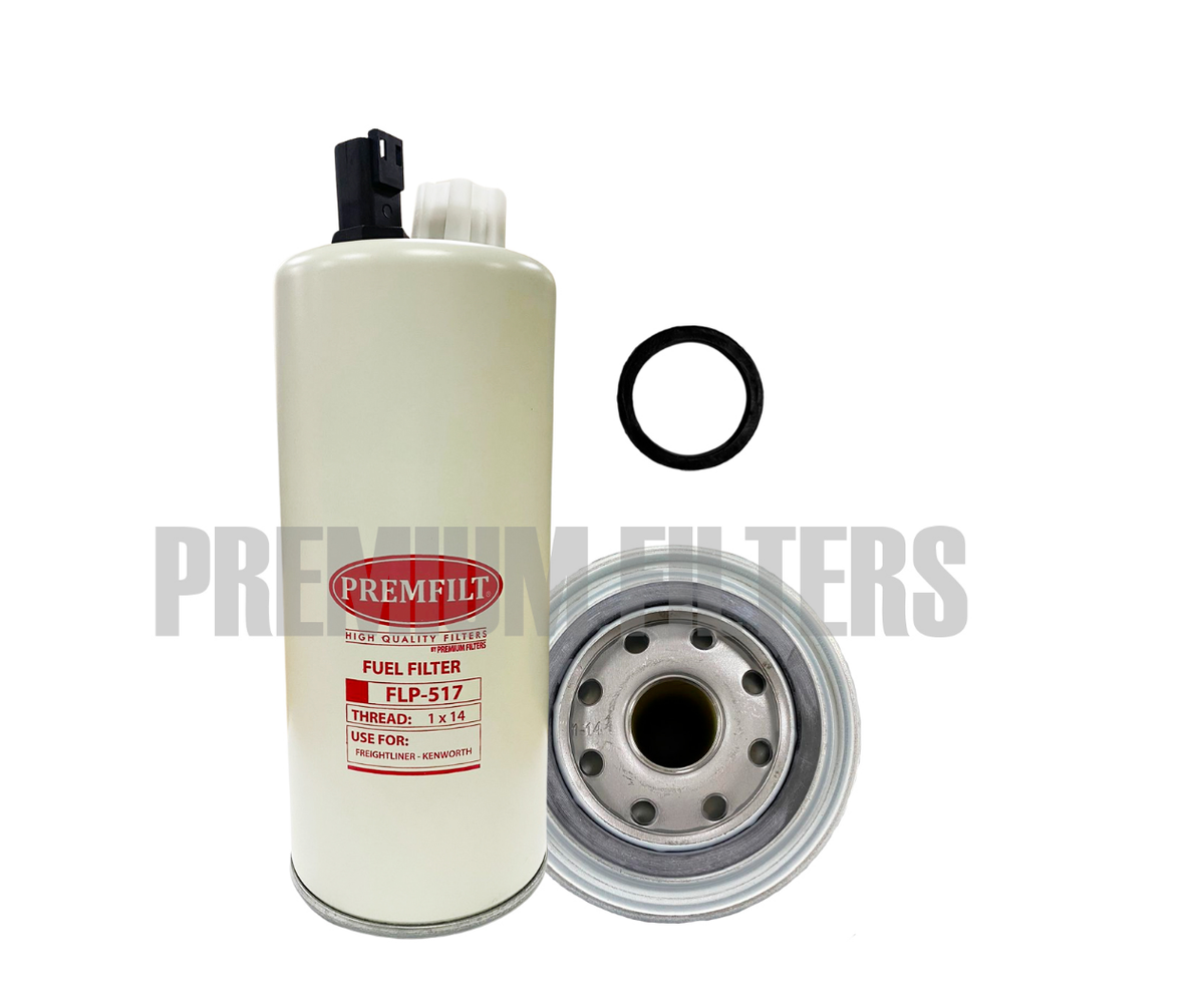 FLP-517 FUEL FILTER, WATER SEPARATOR SPIN-ON TWIST&DRAIN,  BF1293-SPS, 33604, P551103, FS1003, FS19596, TP1027, LFF1003