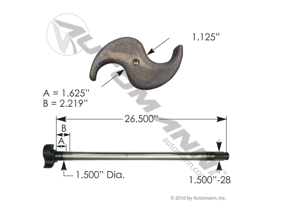 123.282616.04 - Camshaft RH