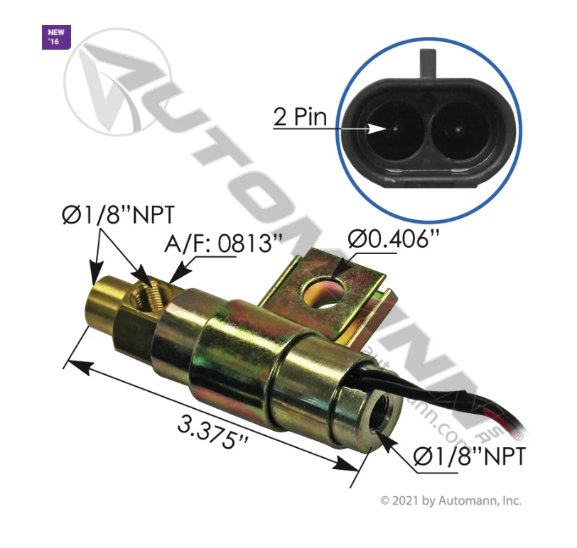 173.1101 - Fan Clutch Solenoid Valve