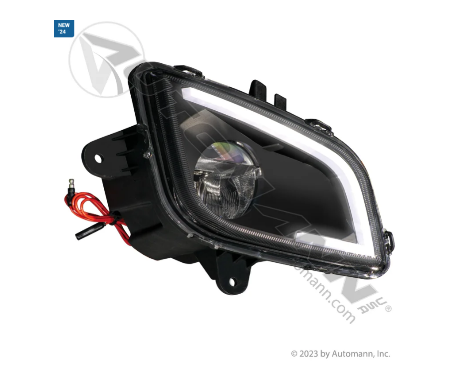 564.46098R - RH Black LED Fog Lamp P4 700