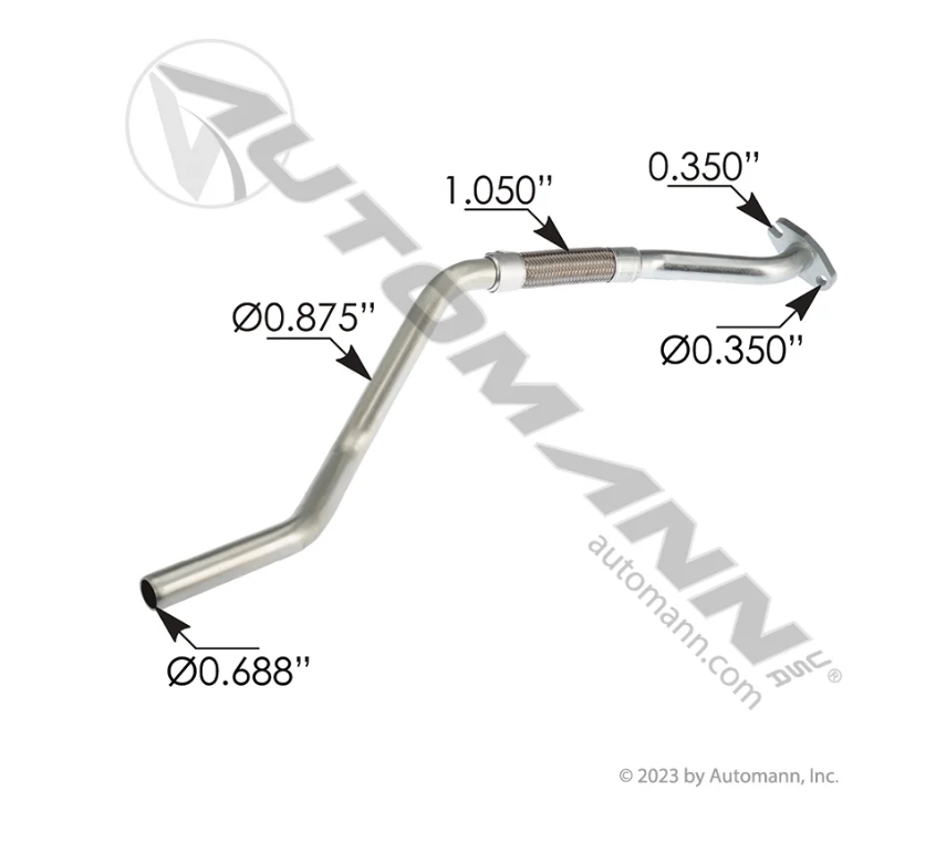 572.901005 - Oil Drain Tube Cummins X15