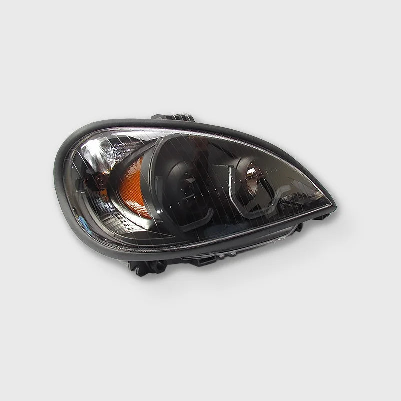 Black Housing Projector Headlight with LED Light Bar for Freightliner Columbia - Passenger Side | F236804