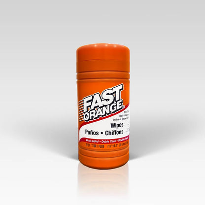 FAST ORANGE HD Hand Cleaner Wipes - 72 Count for tough grease and grime removal