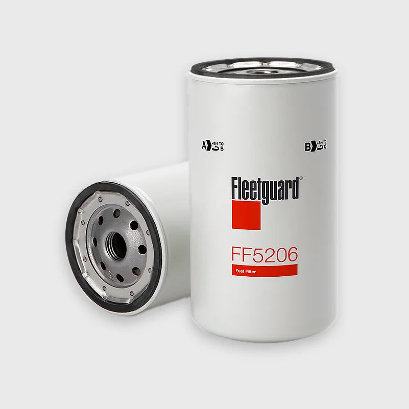 FleetGuard FF5206 Spin-On Fuel Filter for Baldwin, Donaldson, and Wix applications available at STX Supply & Services for optimal engine performance and protection.