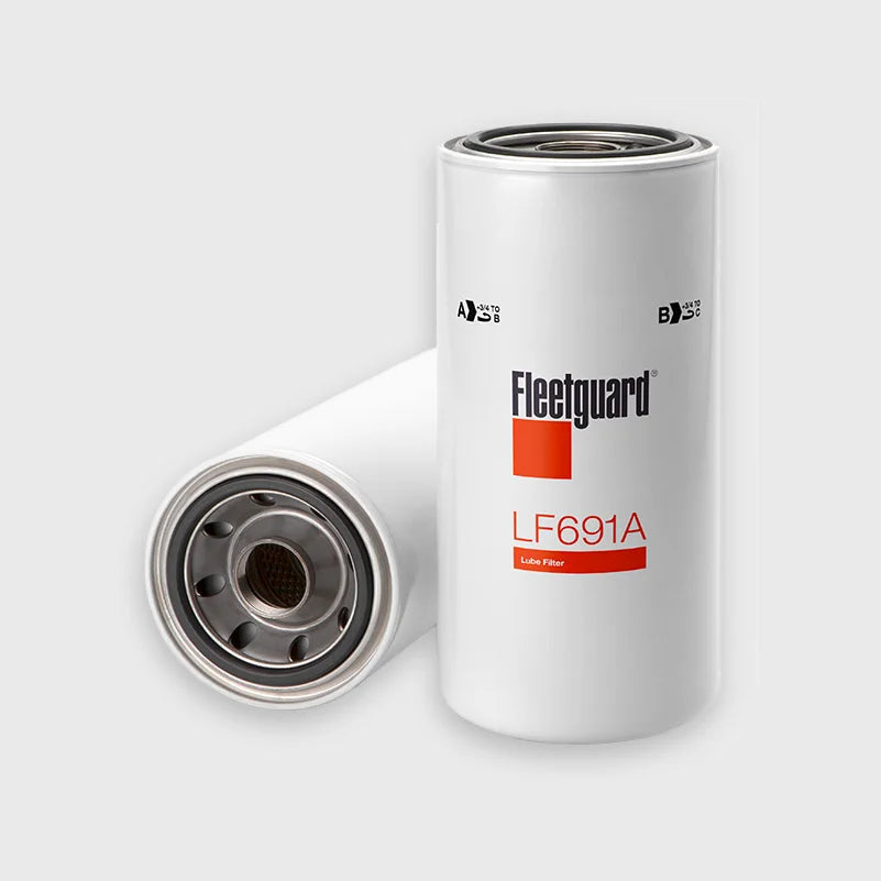 Fleetguard LF691A Diesel Oil / Lube Filter - Compatible with Caterpillar