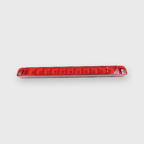 Fortpro 17" Red LED Light Bar with Red Lens and Chrome Reflector (F235243)