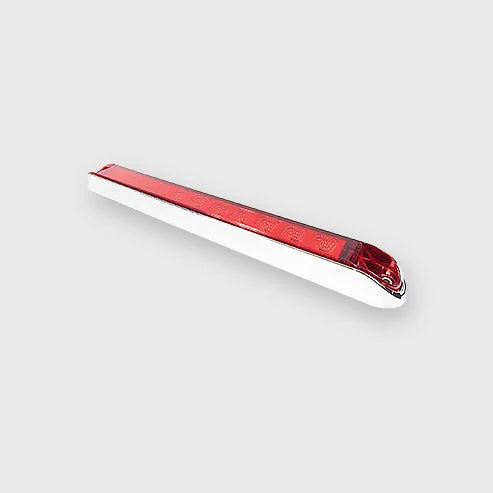 Fortpro 17-6/8" Red LED Light Bar with Red Lens and Chrome Bezel (F235247)