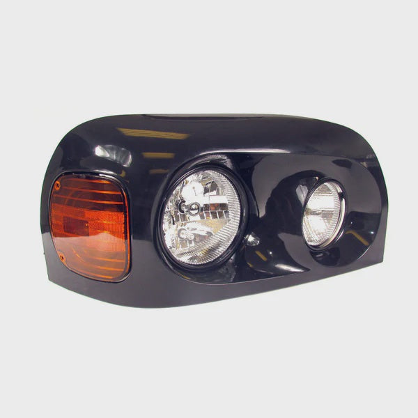 Black Headlight For Freightliner Century Passenger Side