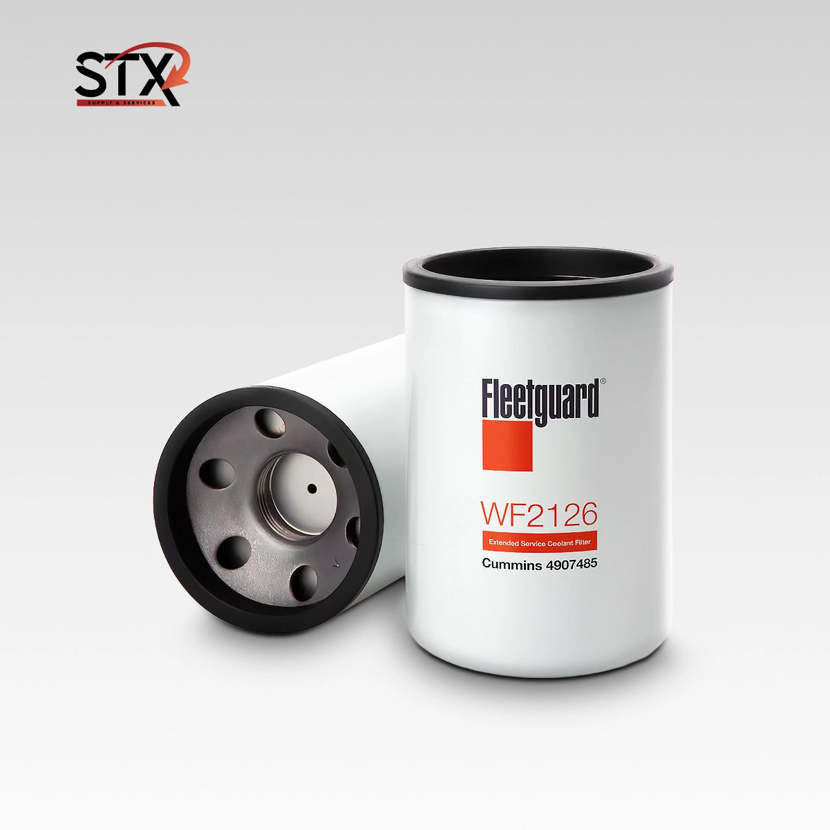 WF2126 spin-on coolant filter for diesel engine cooling systems