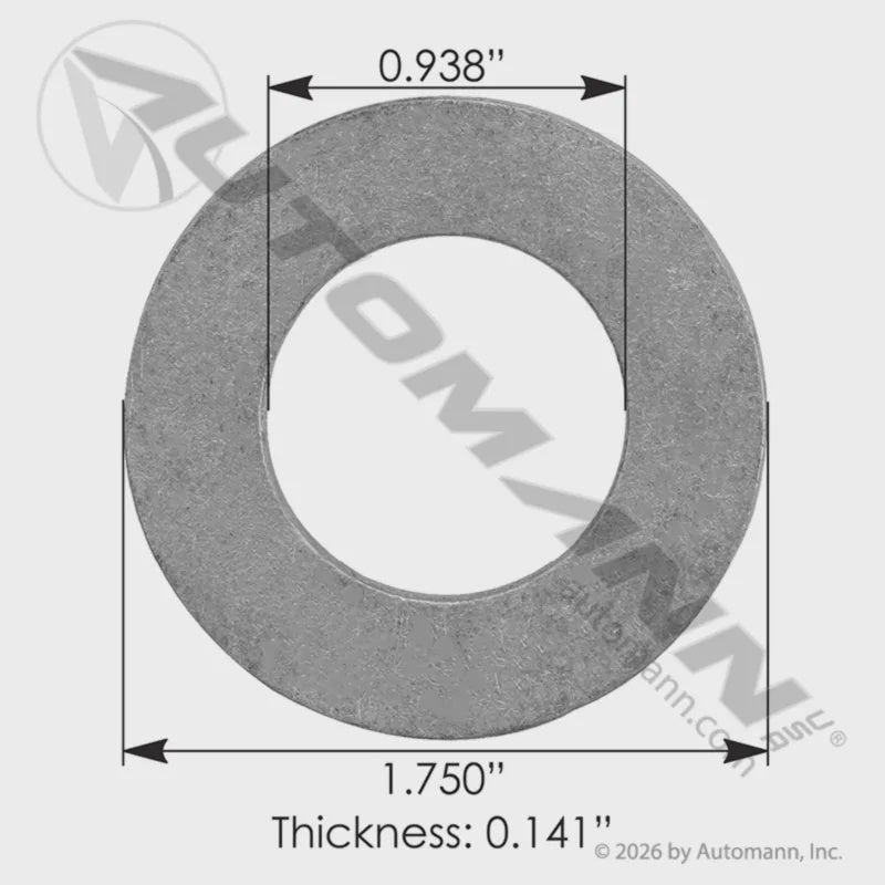 FSW411 - SAE Iron Flat Washer 7/8in