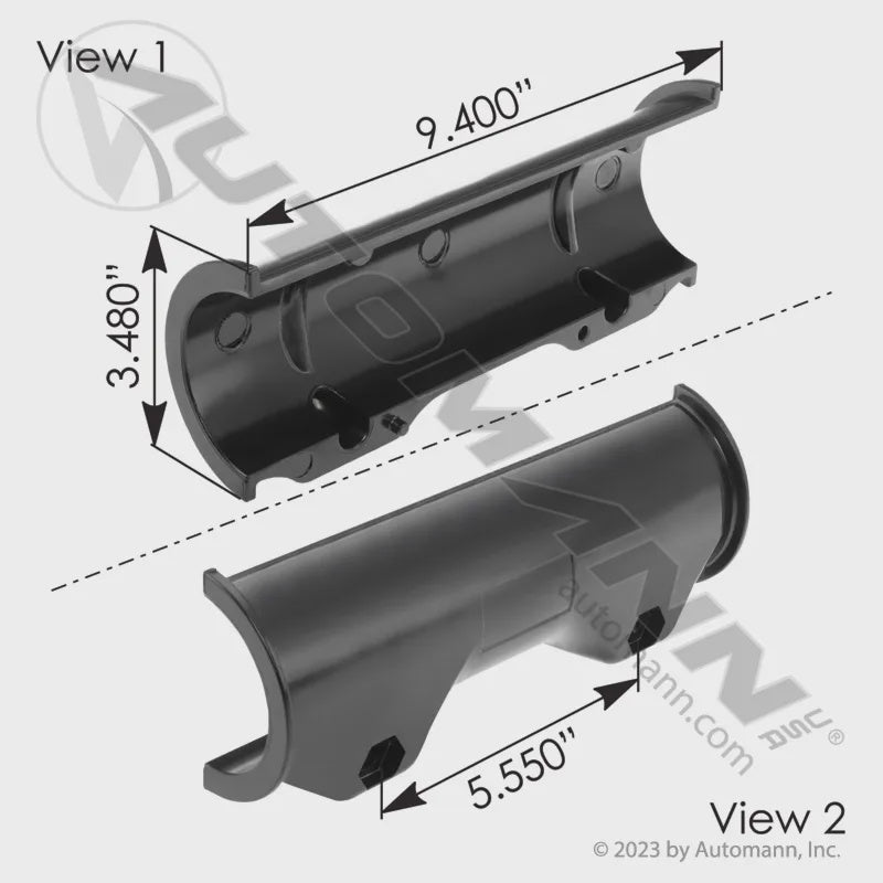 M46464U - Hood Cross Bar Carrier Upper Frhtiner P3