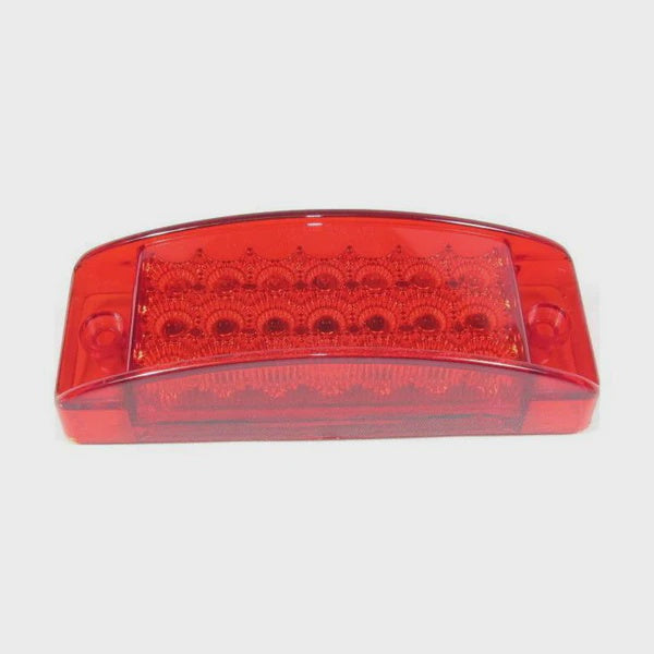 5-13/16" X 2-1/16" Red Rectangular Marker Led Light With 20 Leds And Red Lens