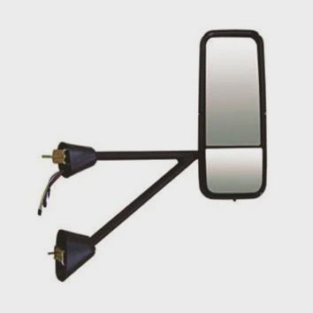 Chrome Mirror Power/Heated Replacement For Kenworth T660/T600/T800 Passenger Side | F247533