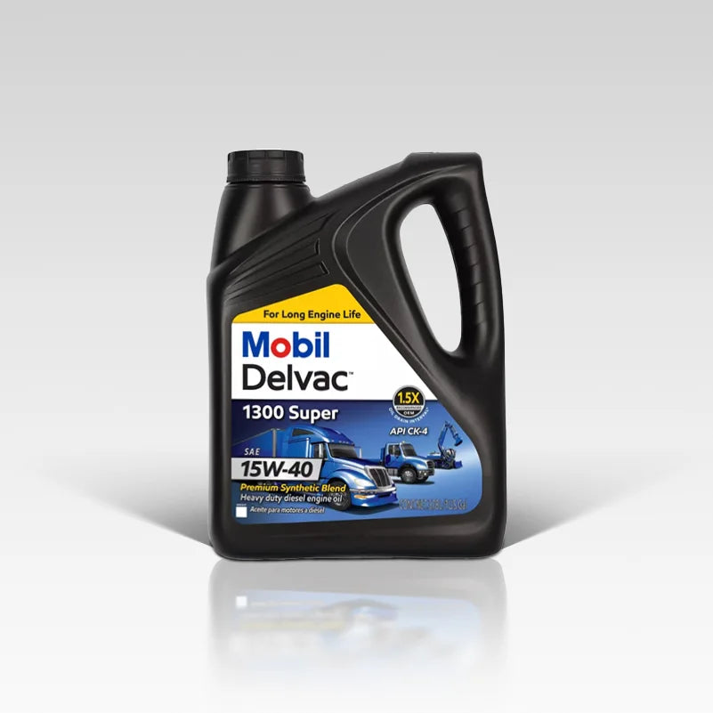 Mobil Delvac 1300 Super 15W-40 Diesel Engine Oil - 1 Gallon (122492)