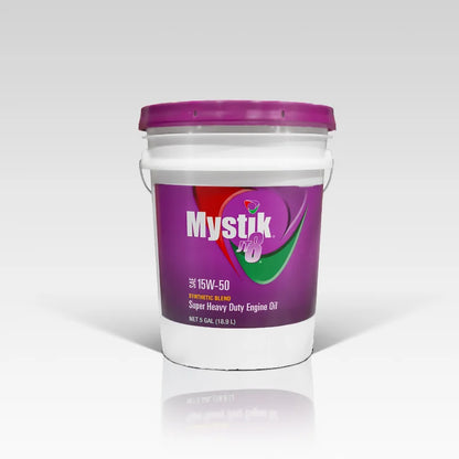 Mystik JT-8 15W-50 Heavy Duty Engine Oil 5 Gallon Pail for Engines