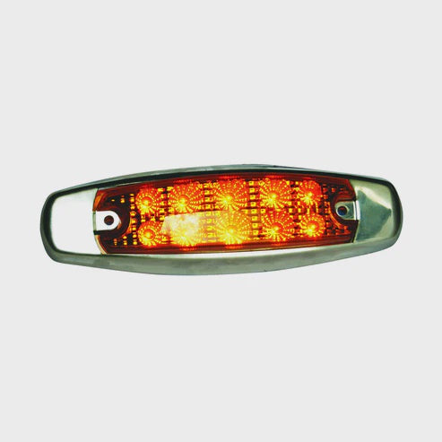 Amber Clearance/Marker Led Light With 10 Leds And Amber Lens | F235138