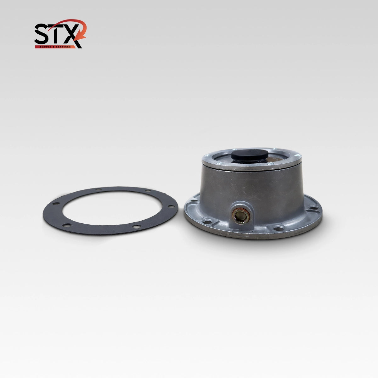 F276180 aluminum trailer axle hub cap 6 bolt with gasket replacement for Stemco 343-4009